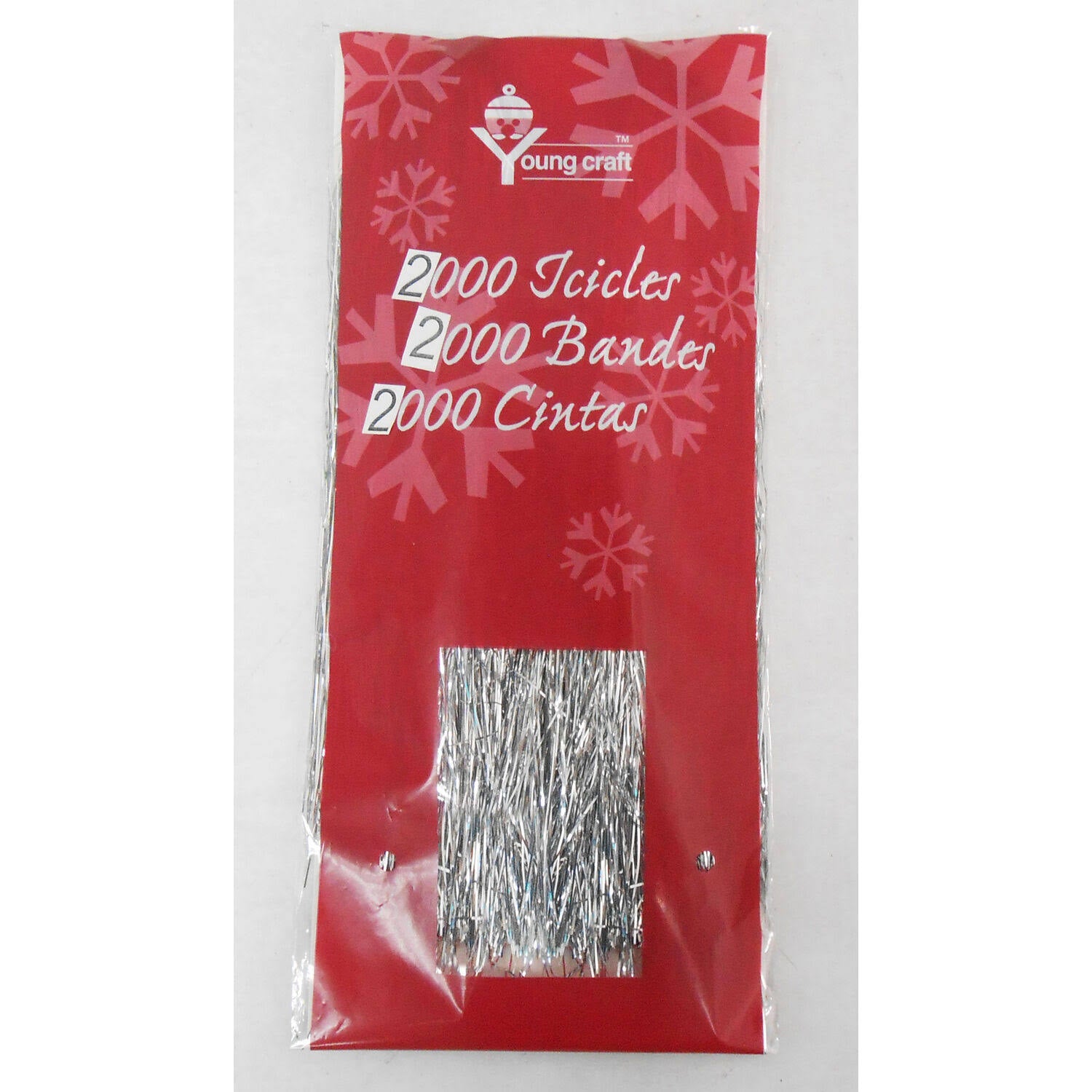 FC Young Silver Icicles Christmas Decor